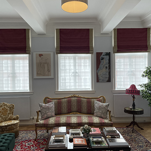 Luxury woven wood pinoleum blinds
