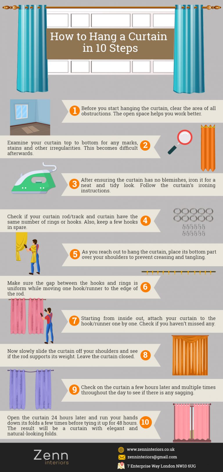 how-to-hang-a-curtain-in-10-steps-infographic-zenn-interiors