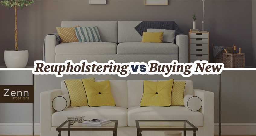 Reupholstering vs Buying New Sofa